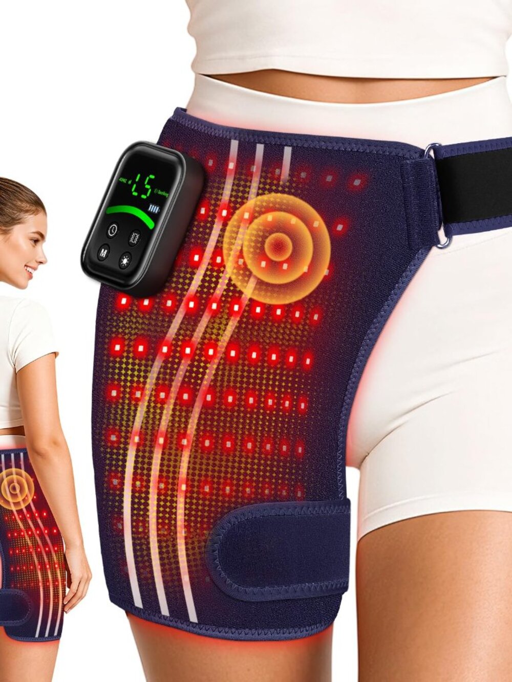 NEW RELEXNOW Cordless for Hip with 5000 mAh Battery Portable